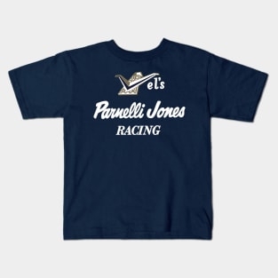 Retro Indy: Vel's Parnelli Jones Racing (dark colors) Kids T-Shirt